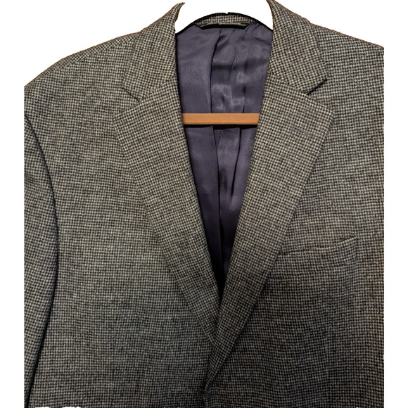 JACK VICTOR Plaid Blazer Sports Coat Wool Size 40 R EUC - Picture 2 of 8